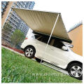 Retracted Car Rooftop Side Awning Shade